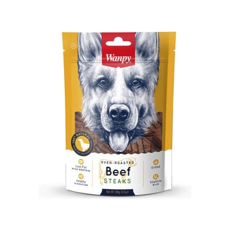 تشویقی سگ ونپی مدل Beef Steaks طعم گوشت گاو — تصویر ۲