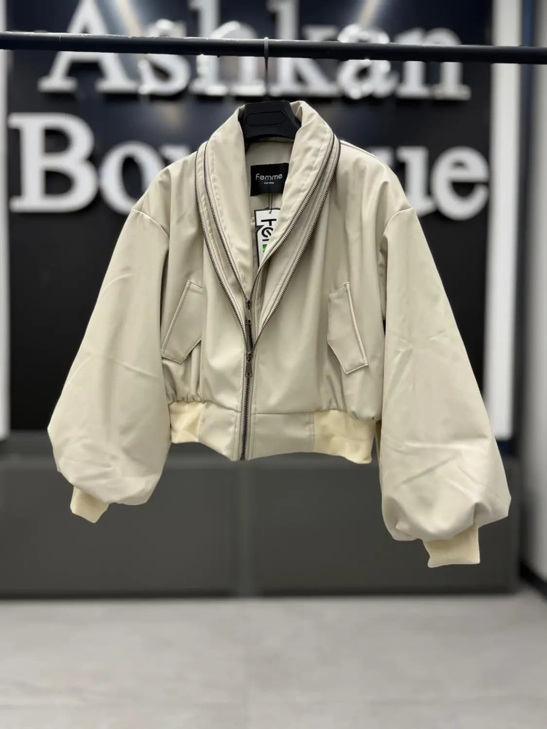 کاپشن چرم fame کد 6139 — تصویر ۳