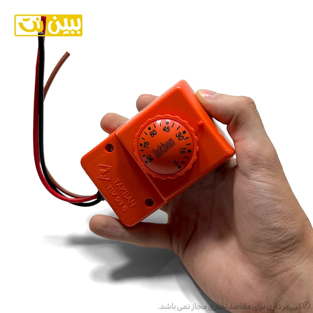 ترموستات جداری 0 تا 90 درجه تکبان — تصویر ۲