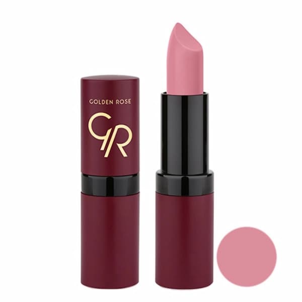 رژ لب جامد گلدن رز مدل Velvet Matte کد 07