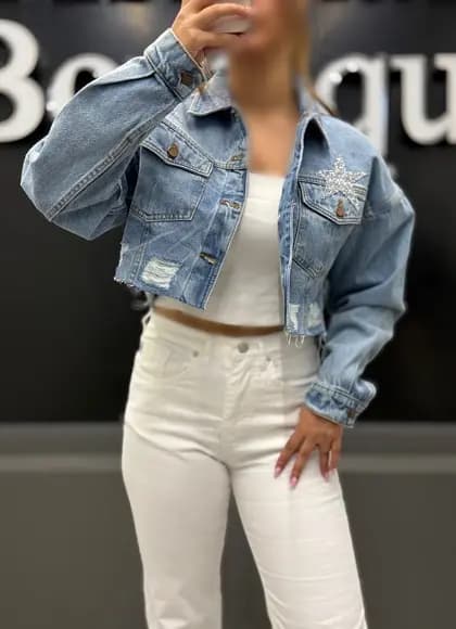 Vest jean golden کد 6106 — تصویر ۲