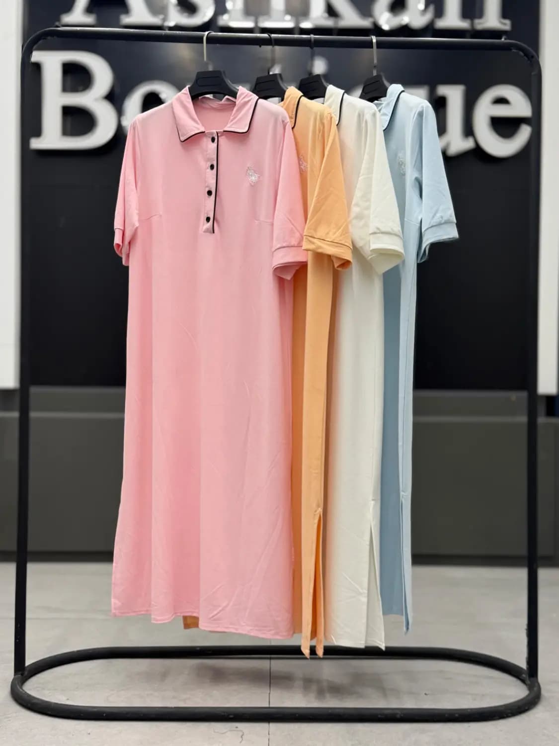 پیراهن silk polo کد 6608 — تصویر ۲