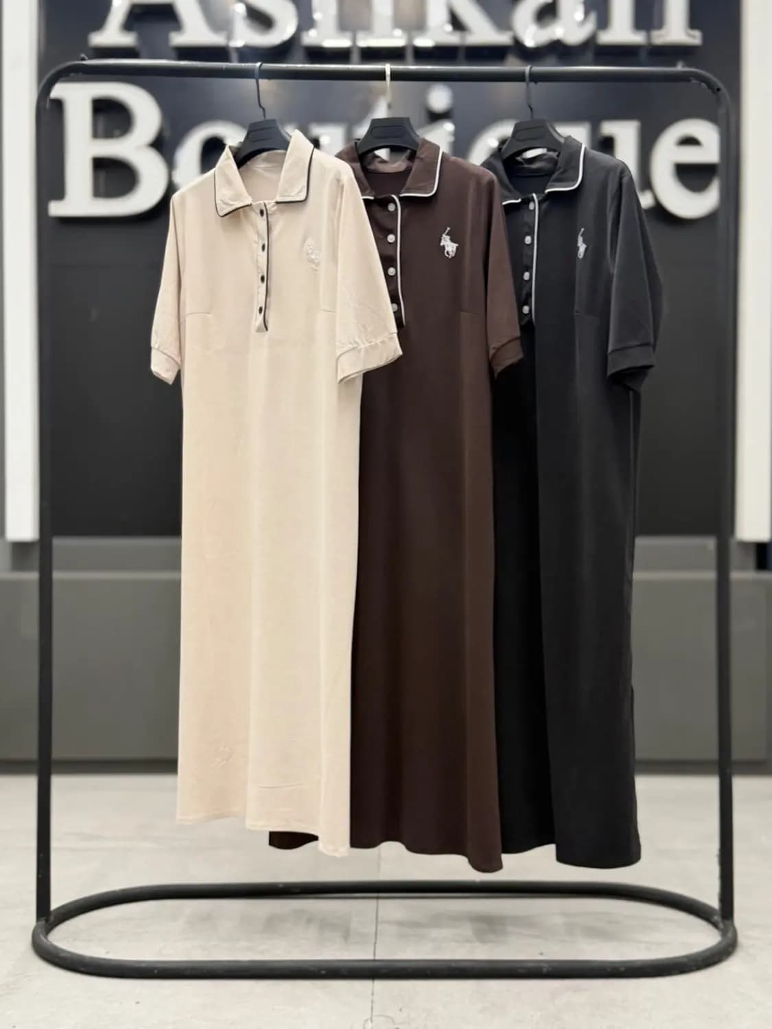 پیراهن silk polo کد 6608 — تصویر ۴