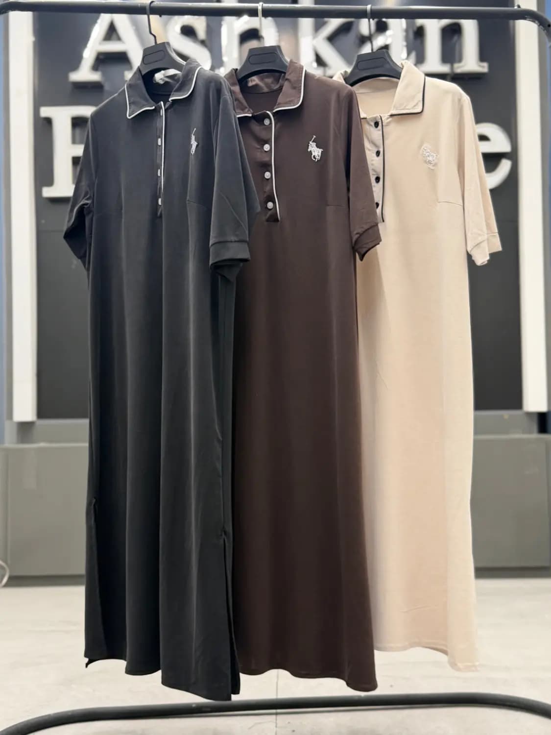 پیراهن silk polo کد 6608 — تصویر ۶