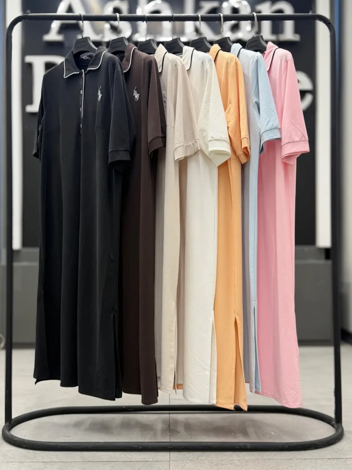 پیراهن silk polo کد 6608