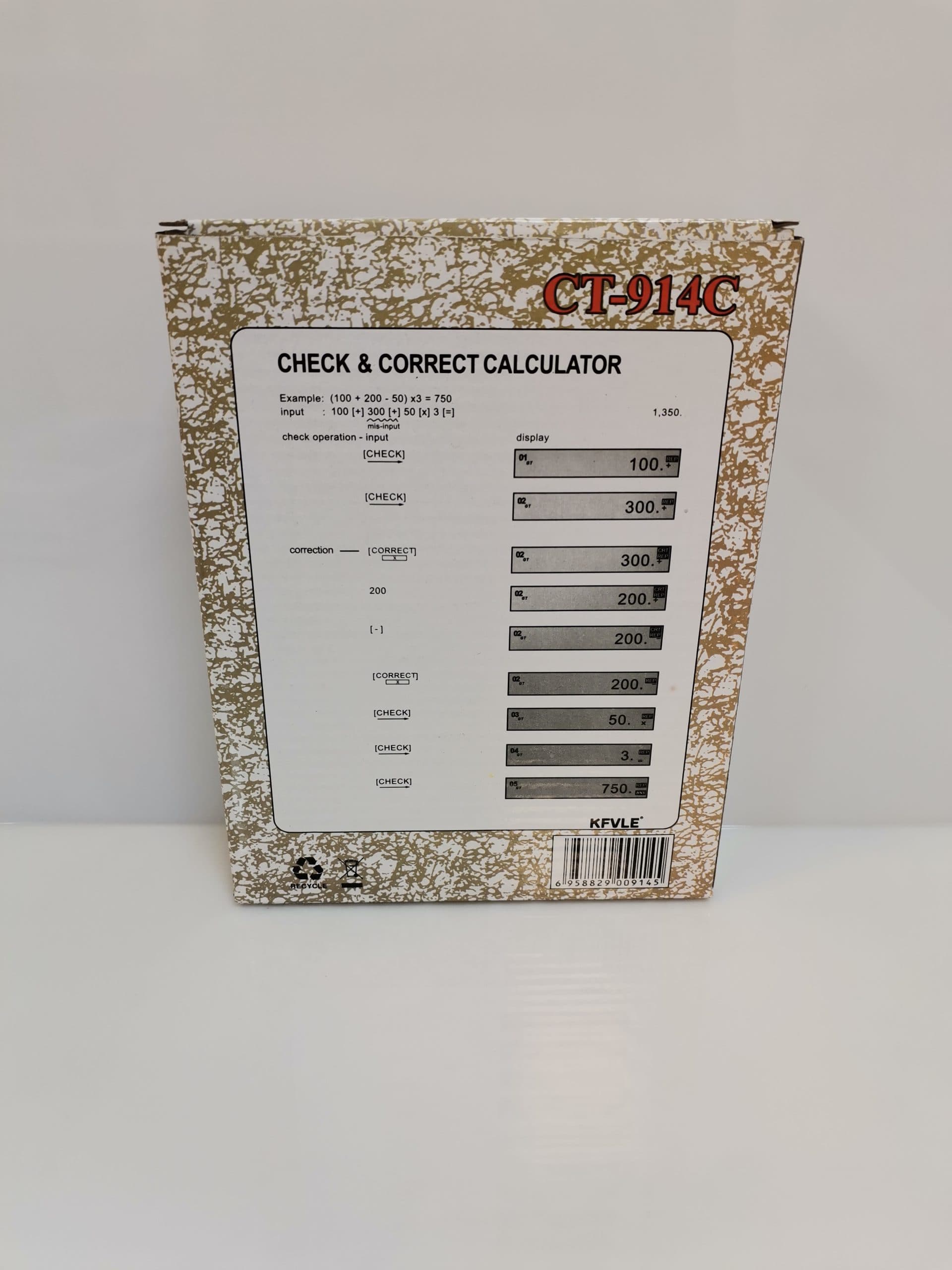 ماشین حساب CT_914C — تصویر ۳