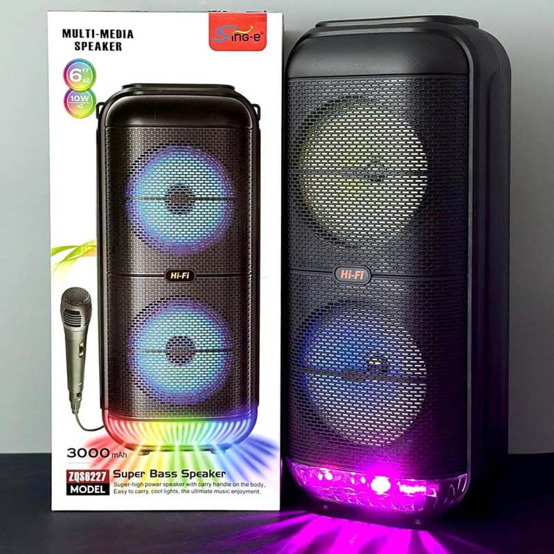 اسپیکر بلوتوث مکروفون دار ZQS6227 — تصویر ۲