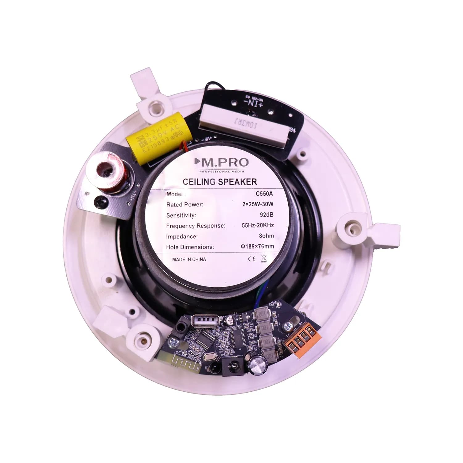بلندگو سقفی اکتیو ام پرو مدل C550A — تصویر ۳