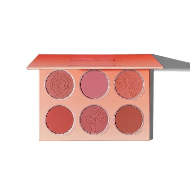 پلت رژگونه ۶ رنگ شیگلم اورجینال Blushing Bouquet