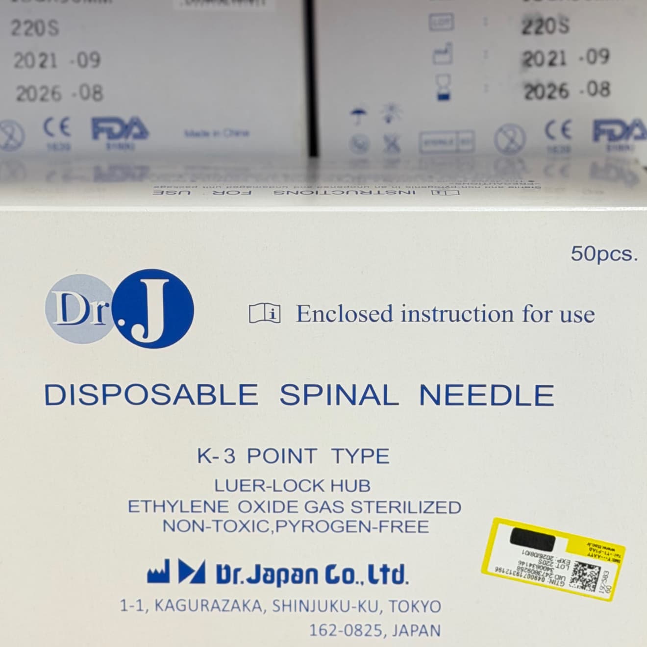 سوزن اسپاینال Dr. J دکتر جی گیج ۱۸ صورتی