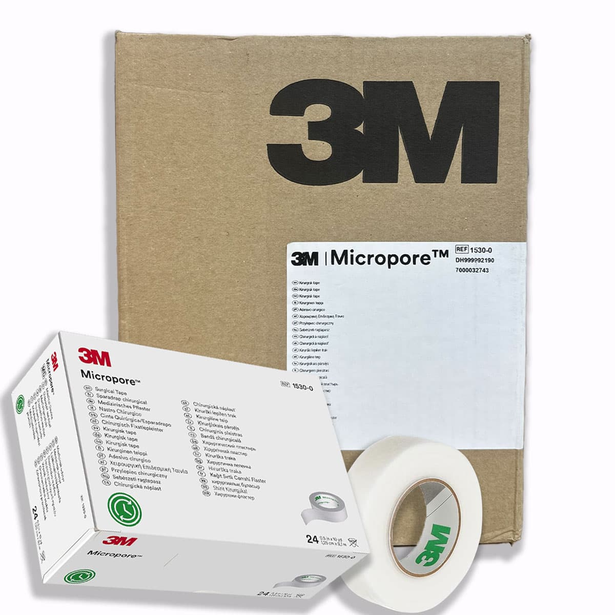 چسب ضد حساسیت تری ام 3M میکروپور سایز ۱/۲۵ – 3M Micropore 1530-0