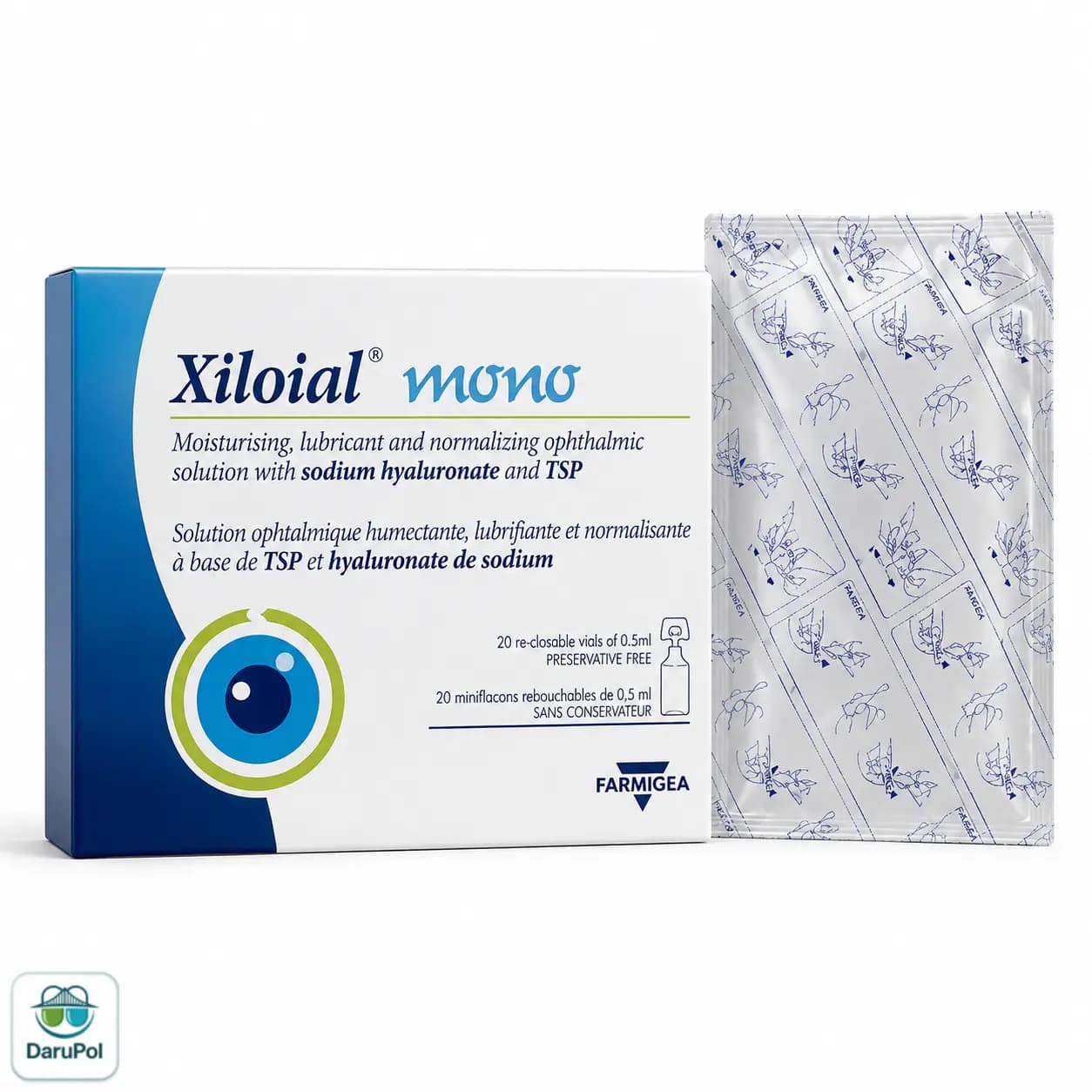اشک مصنوعی زیلویال مونو Xiloial Mono — تصویر ۲