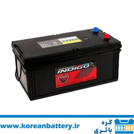 باتری اتمی خودرو برند ایندیگو 220 آمپر ساخت کره با احتساب باتری فرسوده (قیمت یک جفت)