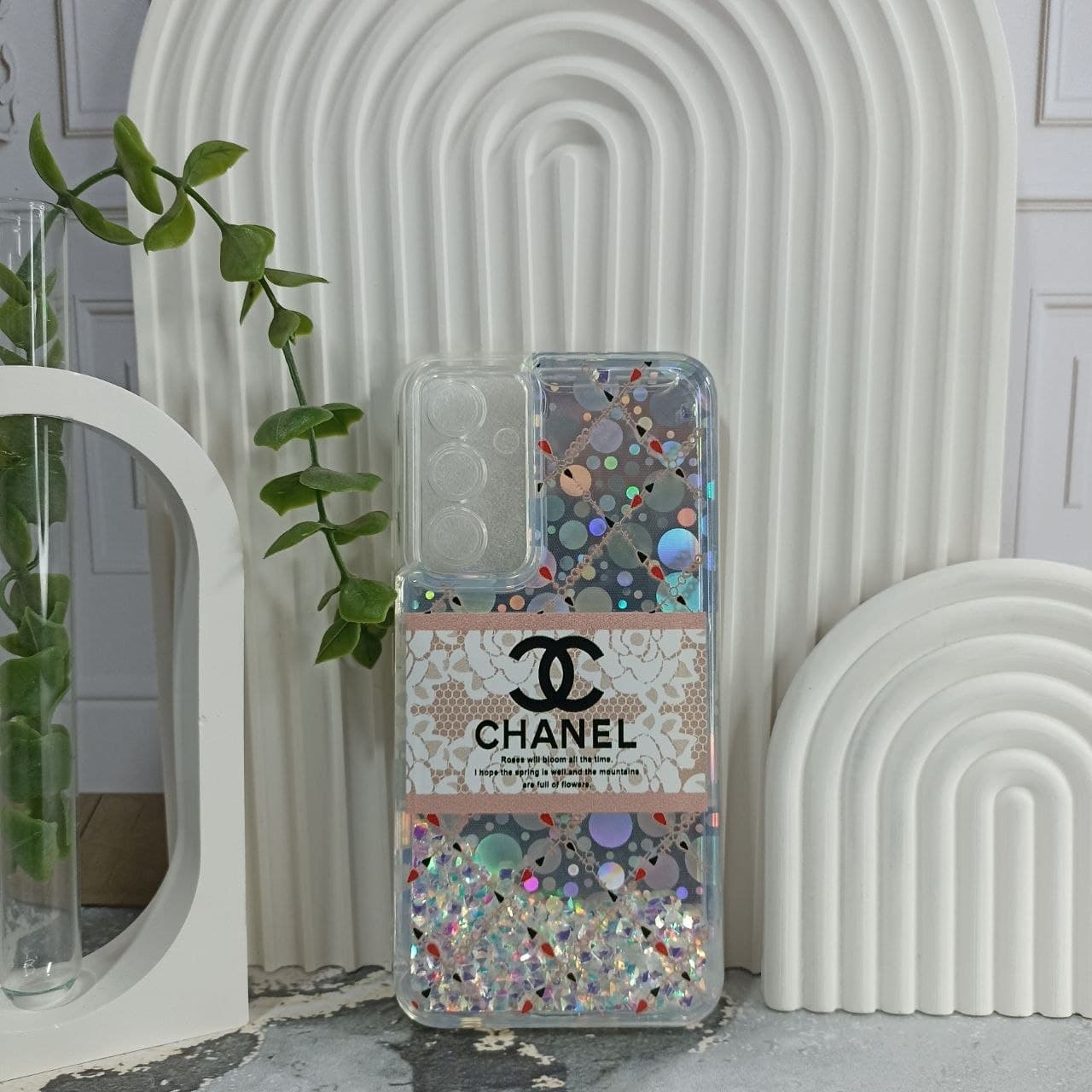 قاب آکواریومی شاین طرح CHANELبرای گوشی سامسونگ A54 — تصویر ۲