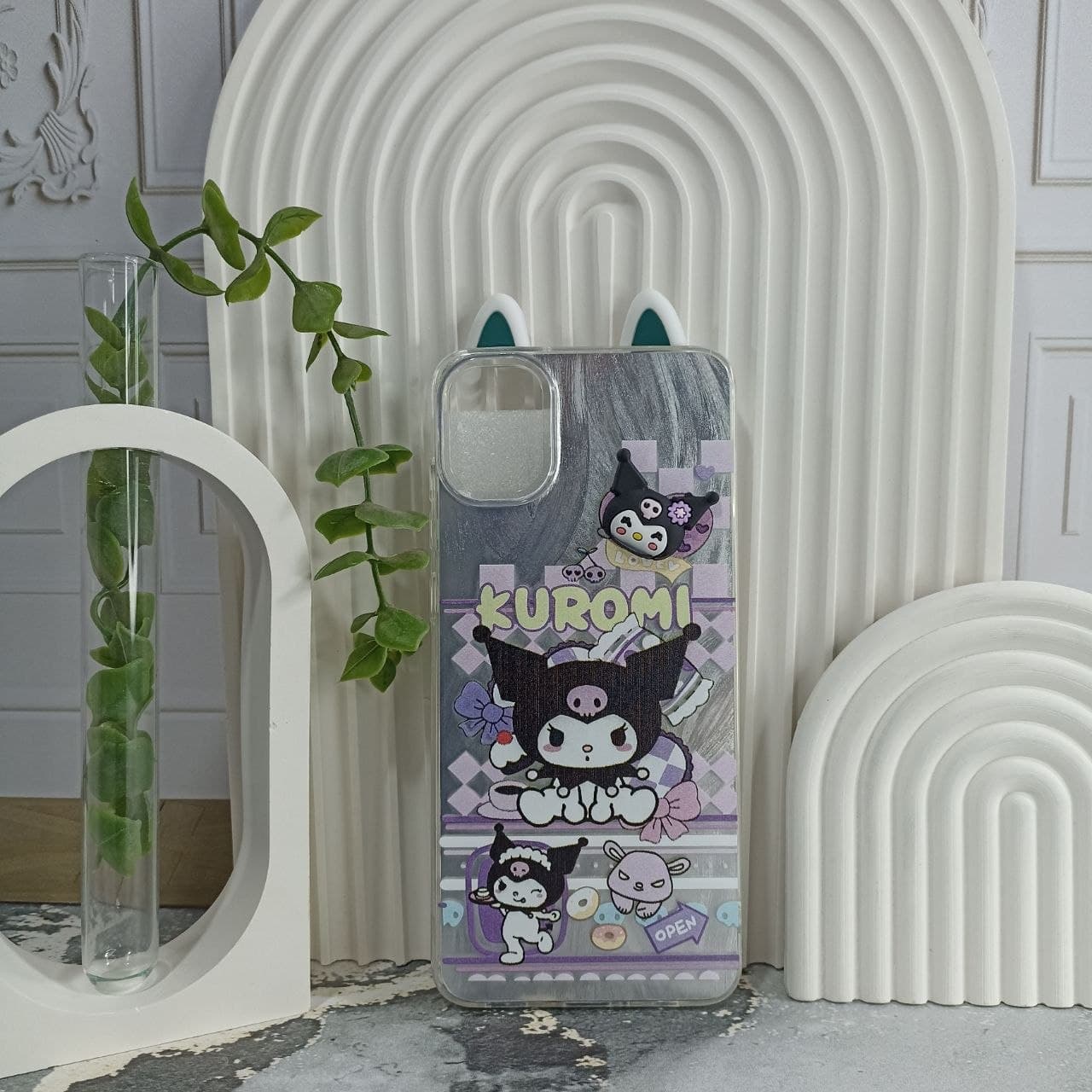 قاب imd عروسکی گوش دار طرح کورومی برای گوشی سامسونگ a05 — تصویر ۲