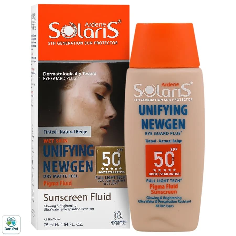 فلوئید ضدآفتاب یونی فایینگ نیوژن SPF50 سولاریس