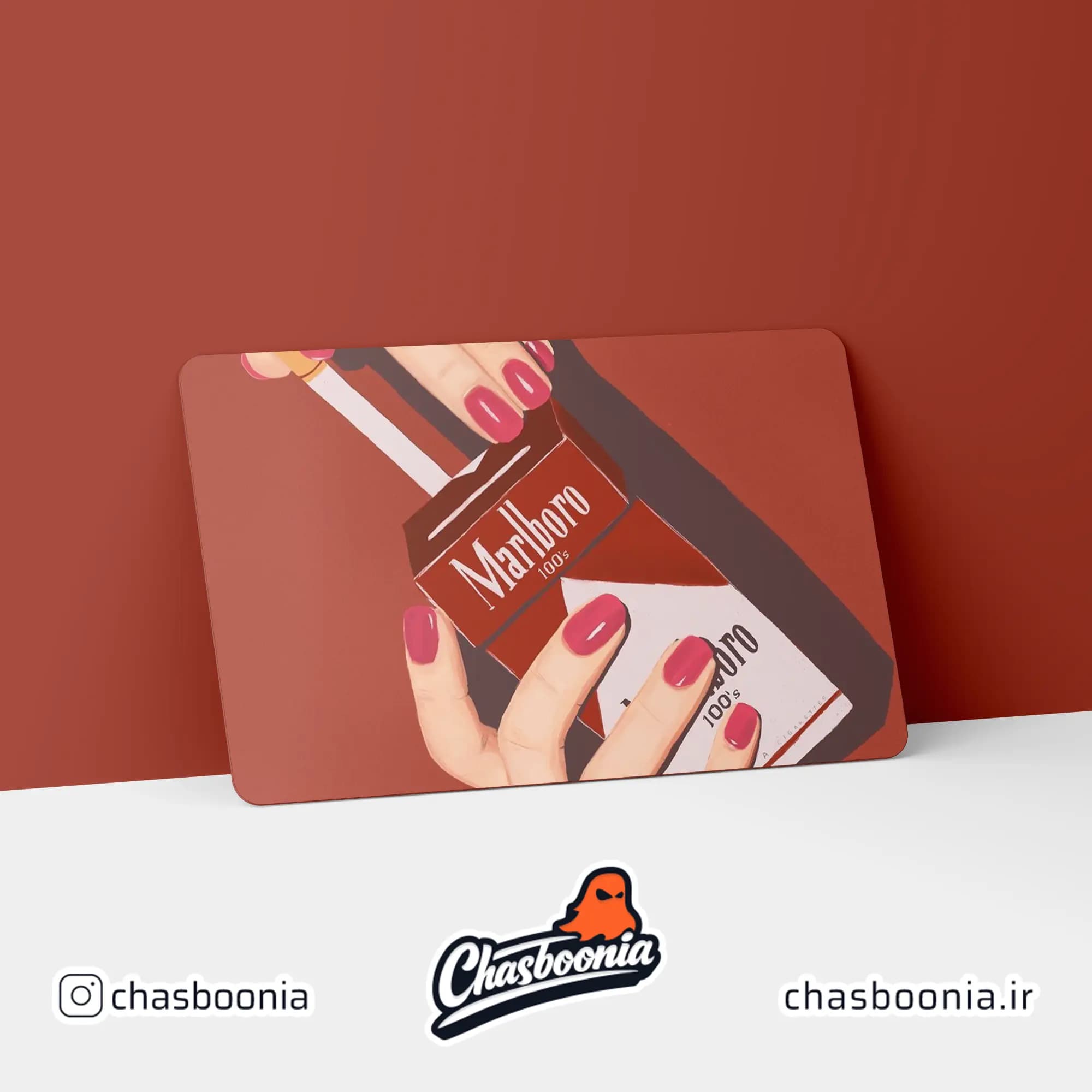 استیکر کارت بانکی طرح سیگار مارلبرو (Marlboro) کد 27012