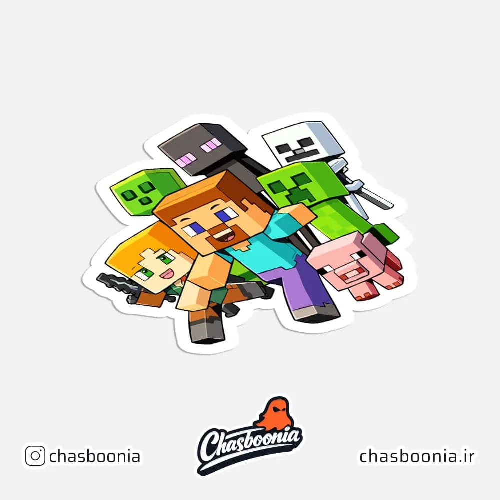 استیکر بازی ماینکرفت (Minecraft) کد 6009