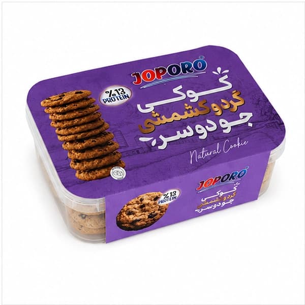 کوکی گردو و کشمشی 350 گرمی