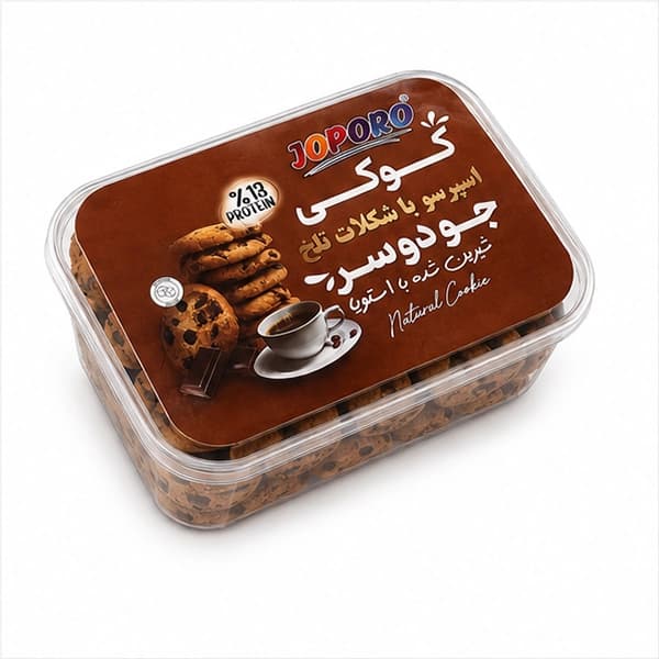کوکی اسپرسو با شکلات تلخ 350 گرمی