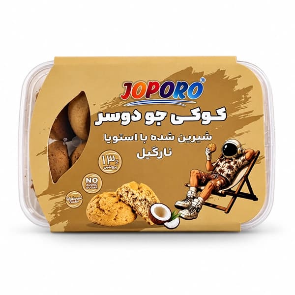 کوکی نارگیلی 350 گرمی — تصویر ۴