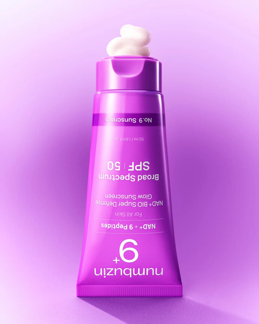 ضد آفتاب نامبوزین شماره 9 مدل NAD+ BIO Super Defense Glow SPF50+ PA++++ حجم 50 میلی‌لیتر