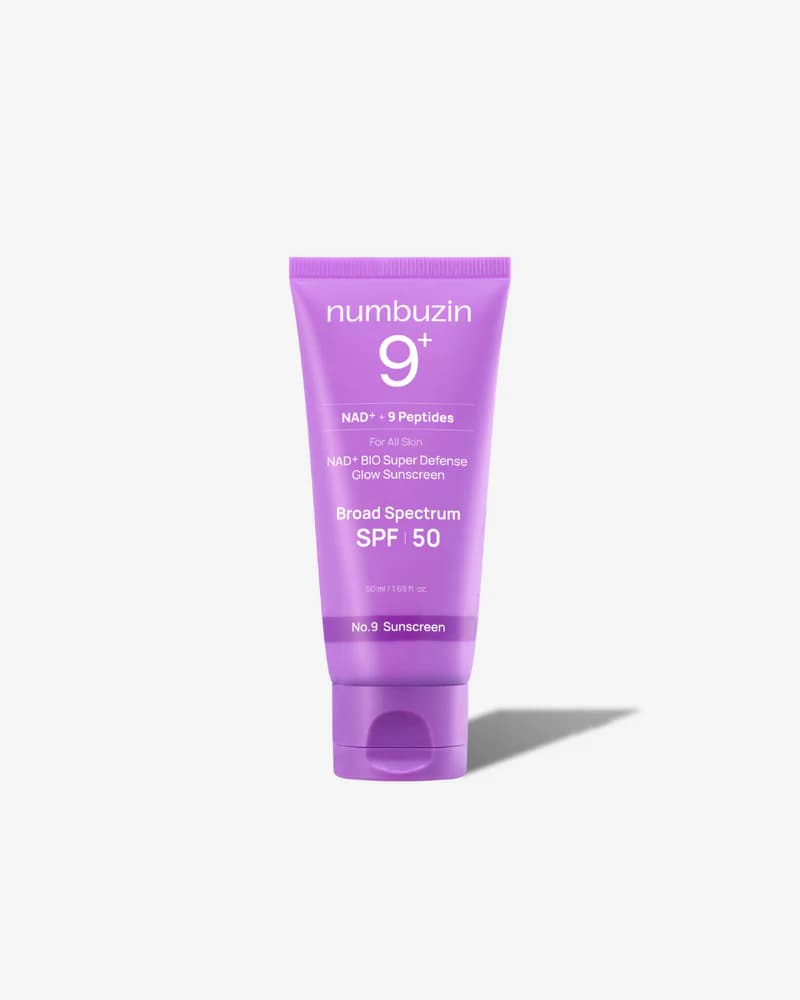 ضد آفتاب نامبوزین شماره 9 مدل NAD+ BIO Super Defense Glow SPF50+ PA++++ حجم 50 میلی‌لیتر — تصویر ۳