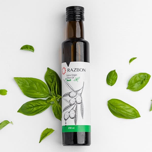 روغن زیتون فرابکر با طعم ریحان 250 میلی لیتر — تصویر ۳