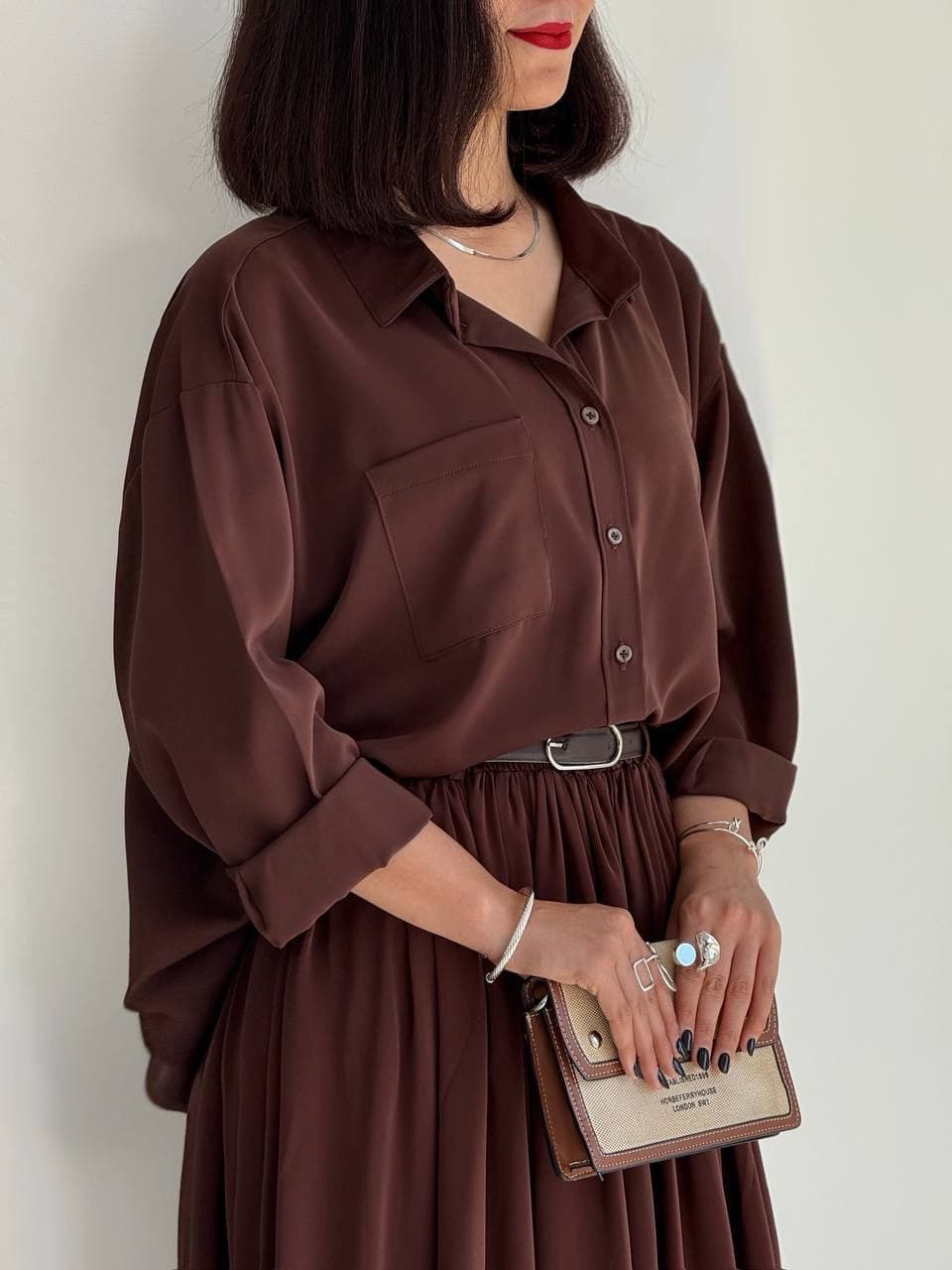 شوميز اِلنا تك جيب كد 13846