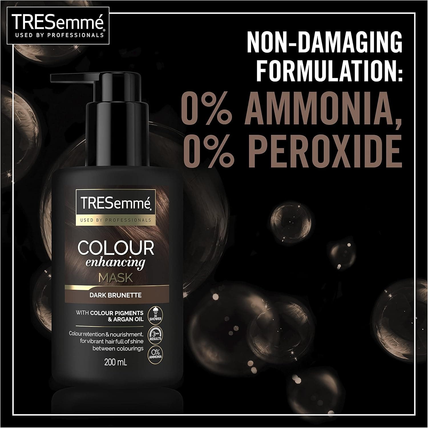 ماسک مو رنگساژ ترزمه TRESemmé مدل Dark Brunette حجم 200 میلی‌لیتر — تصویر ۶