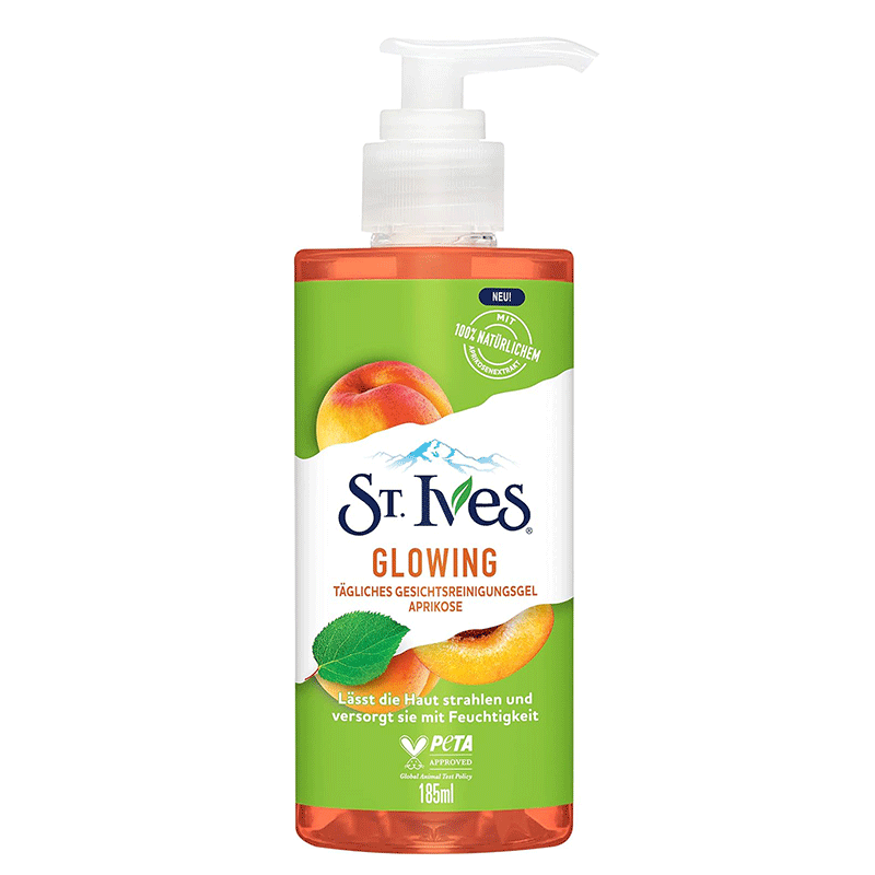 ژل شستشوی صورت St. Ives مدل Glowing Apricot حجم 200 میلیلیتر