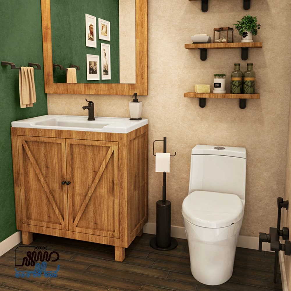 روشویی روکابینتی آدونیس چینی کرد — تصویر ۲