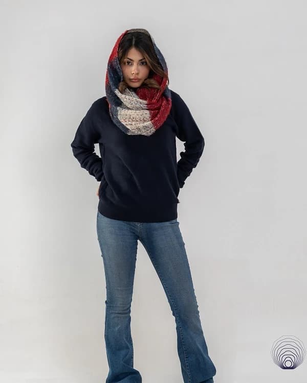پلیور بافت سبز تیره یونیسکس Jack & Jones — تصویر ۳