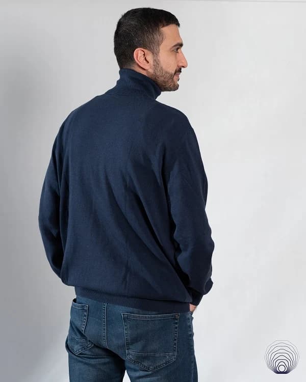 پلیور یقه اسکی مردانه U.S.Polo Assn – دو رنگ کاربردی — تصویر ۶