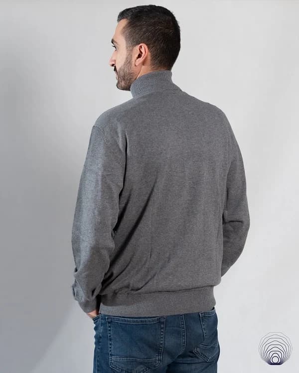 پلیور یقه اسکی مردانه U.S.Polo Assn – دو رنگ کاربردی — تصویر ۴