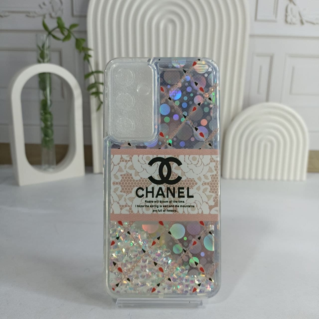 قاب آکواریومی شاین دار طرح CHANELبرای گوشی سامسونگ a35/a55