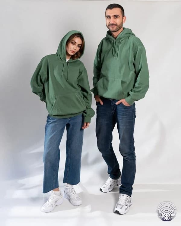 هودی سبز یونی سکس H&M | راحت و اسپرت