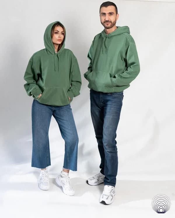 هودی سبز یونی سکس H&M | راحت و اسپرت — تصویر ۵