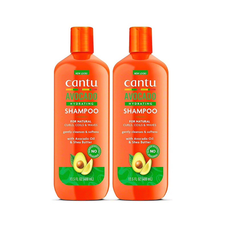 شامپو آووکادو کنتو| مخصوص موهای فر| 400 میل| Cantu Avocado Hydrating Shampoo