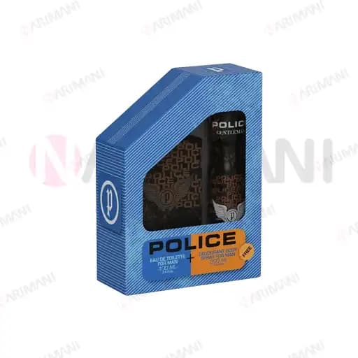 ست ادوتویلت مردانه پلیس مدل Gentleman حجم 100ml + اسپری بدن هدیه