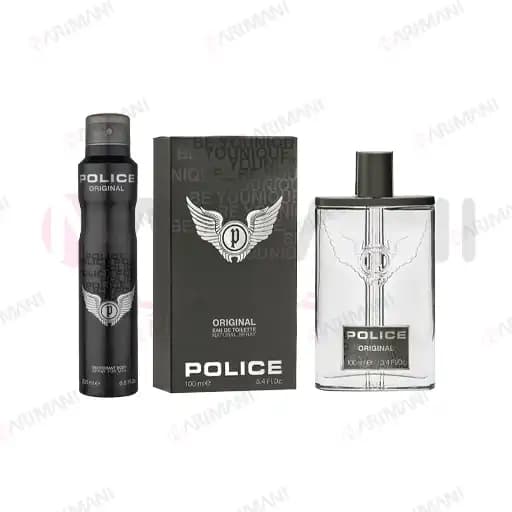 ست ادوتویلت مردانه پلیس مدل Original حجم 100ml + اسپری بدن رایگان — تصویر ۲