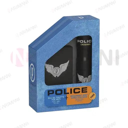 ست ادوتویلت مردانه پلیس مدل Original حجم 100ml + اسپری بدن رایگان