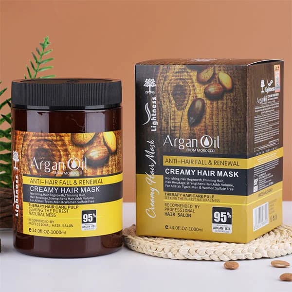 ماسک مو لایتنس حاوی 95 درصد روغن آرگان و ویتامین E — تصویر ۳