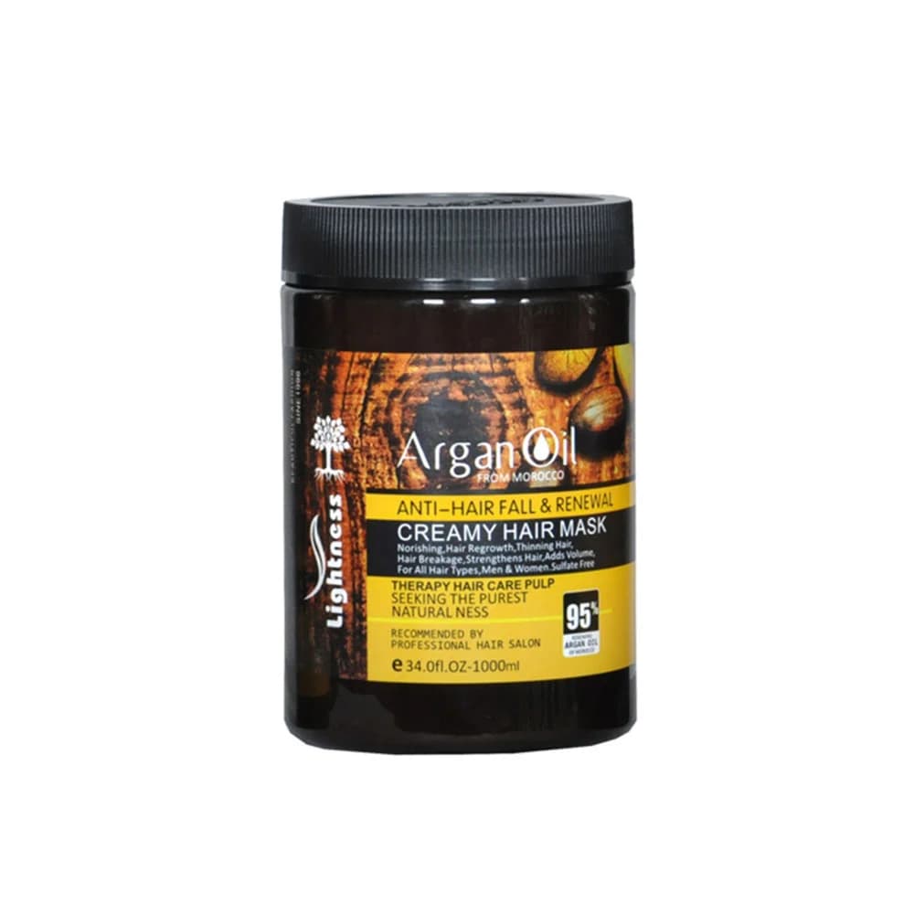ماسک مو لایتنس حاوی 95 درصد روغن آرگان و ویتامین E