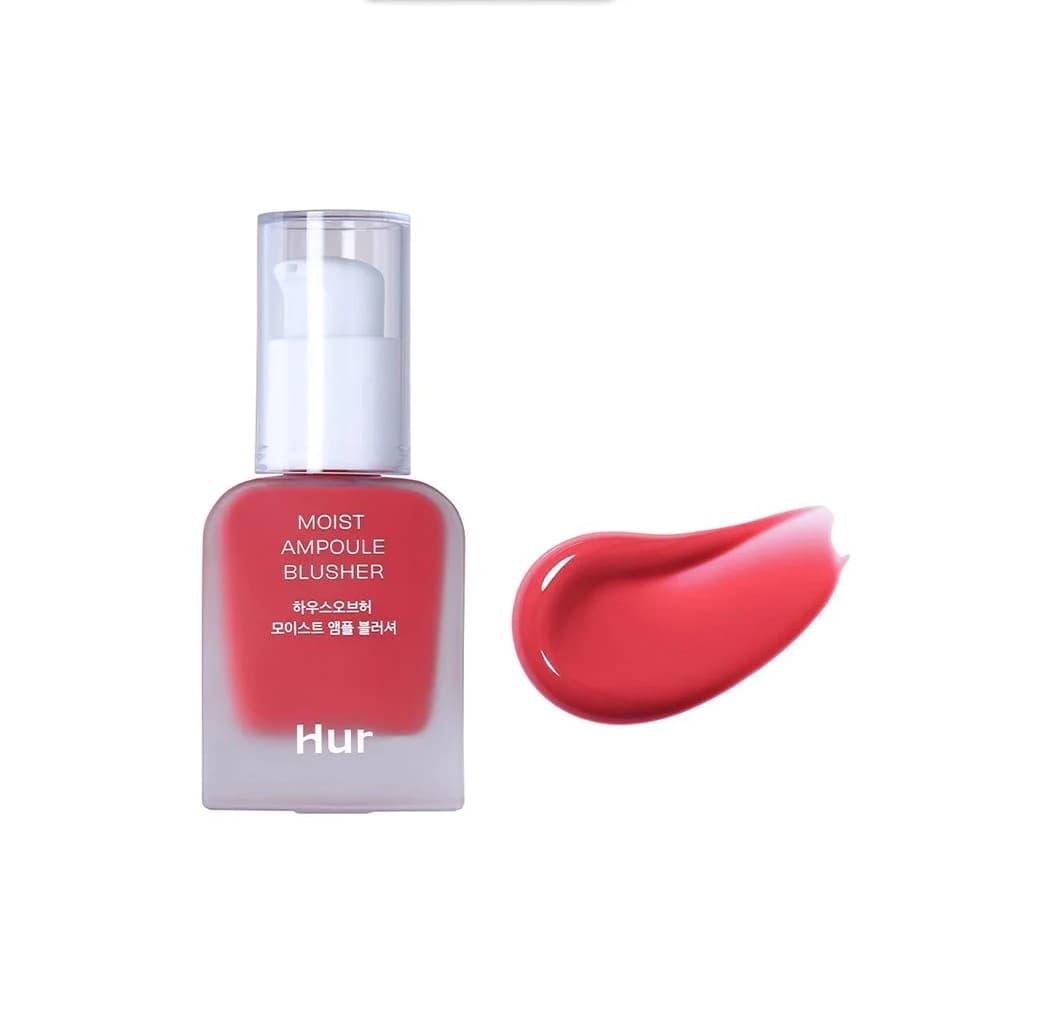 رژگونه سرمی آبرسان هوس آو هور رنگ HOUSE OF HUR Moist Ampoule Blush| Deep plum 02 — تصویر ۲