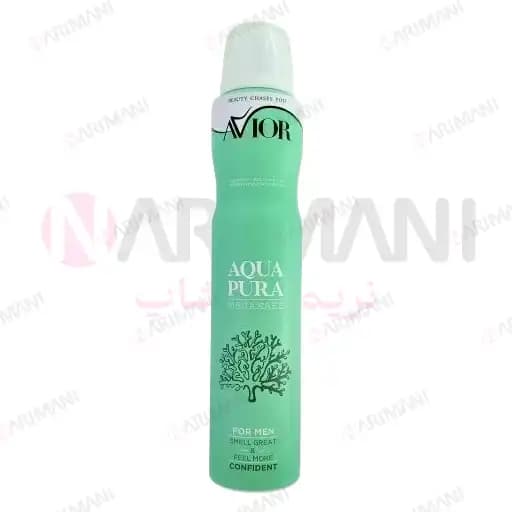 اسپری بدن اویور مدل MEGAMARE AQUA PURA حجم 200 میلیلیتر