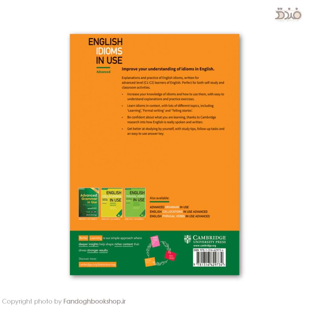 English Idioms in Use Advanced 2nd Edition — تصویر ۳