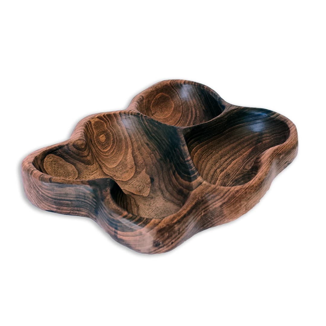 اردور خوری چوبی دفرمه روستیک چوب گردو کد L001