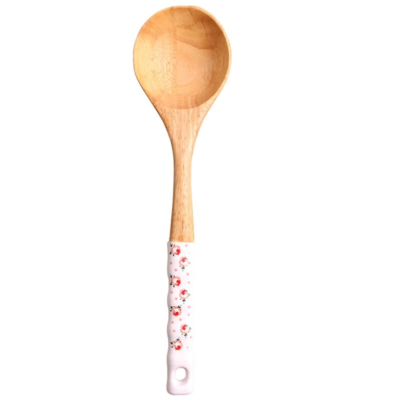کفگیر ملاقه دسته چینی رز گل محمدی RIVER ریور کد 8437 — تصویر ۶
