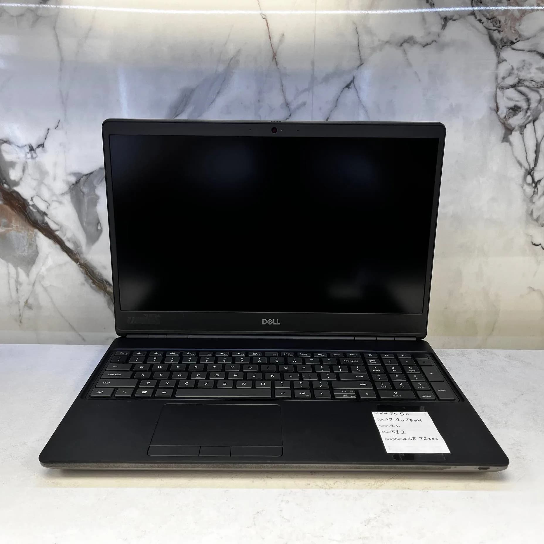 لپ تاپ استوک DELL PRECISION 7550 | 15.6″ FHD | CORE I7-10750H | 16GB RAM | 512GB SSD | 4GB T2000 — تصویر ۹